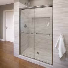 Frameless shower doors come in different shapes and styles and they operate with different functions in mind. Basco Infinity 44 X 70 Bypass Semi Frameless Shower Door Wayfair