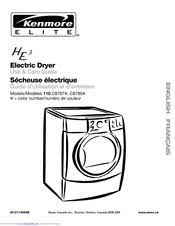 If your electric dryer doesn't heating. Kenmore He3 Manuals Manualslib
