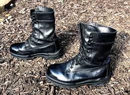 bates durashocks steel toe boots sz 8