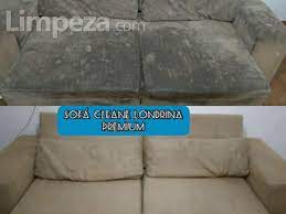 sofá clean londrina limpeza com