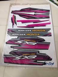Deviantart is where art and community thrive. Motor Sticker Honda Ex5 4 Black Pink Silver Auto Accessories On Carousell