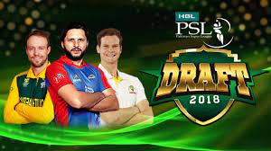 Looking for the definition of psl? Hbl Psl Player Draft 2018 Psl Season 4 Youtube
