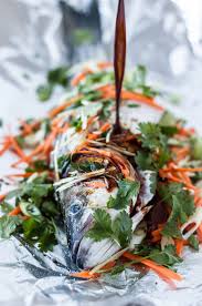 asian style baked rockfish a