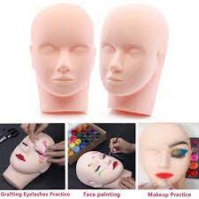 rubber cosmetology mannequin