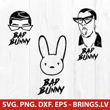 Once you have cut all your bunnies out, use a hot glue gun to attach the white pompoms onto each bunny. Bad Bunny Svg Bundle El Conejo Malo Svg Cricut Cut File
