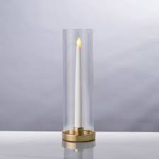 Rowe Hurricane Glass Taper Candle