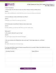 ncert solutions cl 4 evs chapter 11