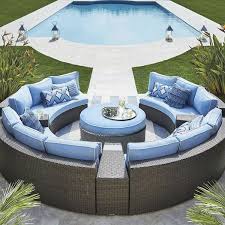 Luxury Circular Moon Outdoor Sofa Set
