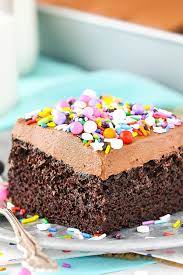 Quick Easy Moist Chocolate Cake gambar png