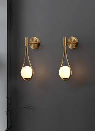Wall Sconce Lamp Gold Wall Sconce