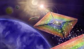 new light sail would use laser beam to