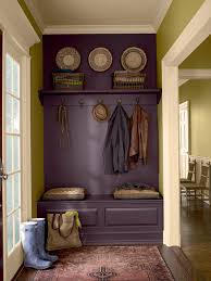 what goes with purple walls