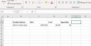 inventory management in excel