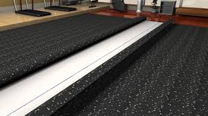 athletic textiles rolled rubber floor