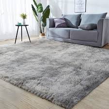 novashion 5ft x 8ft gy area rugs for bedroom living room fluffy rug plush decorative rug for indoor home floor carpet