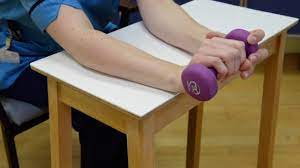 elbow eccentric strengthening exercise
