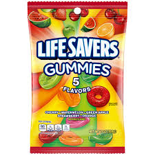 life savers 5 flavors gummies bag 7 oz