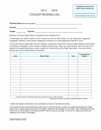 Template Student Journal Template Printable Reading Log Vacation