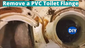 how to remove a pvc toilet diy