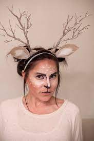 Diy deer antler headband halloween costume raw canvas stag | etsy. Deer Antler Tutorial Blushing Rubies