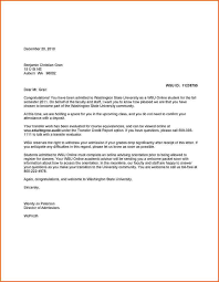 Business Letter Examples For Students Sample Admission