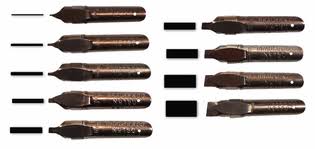Brause calligraphy nibs