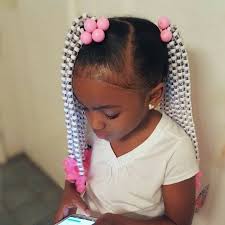 Braiding my toddlers hair| knotless braided ponytail hairstyles for little girls how to create: Braided Hairstyles For Kids 43 Hairstyles For Black Girls Click042 Kids Hairstyles Kids Braided Hairstyles Hair Styles