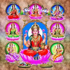 hindu deity devi ashta lakshmi