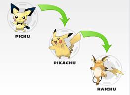 Pichu Evolves To Pikachu And Pikachu Evolves To Raichu