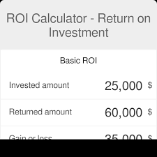 Roi Calculator Check Roi On Your
