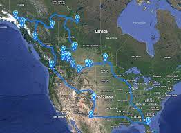 canadian national parks road trip
