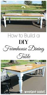 Diy Farmhouse Dining Table Free Plans
