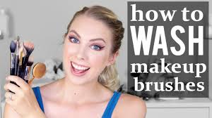 how to wash makeup brushes with baby