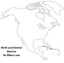 North America Coloring Sheet North Map Coloring Page Printable