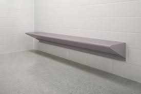 Wall Mounted Bench Detention Facility