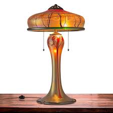 Large Cherry Blossom Glass Table Lamp