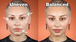 makeup for uneven features you