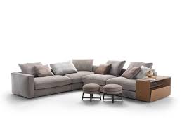 harper corner sectional fabric sofa by