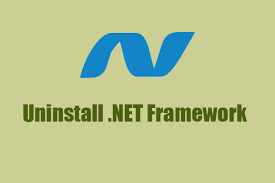 how to uninstall and reinstall net