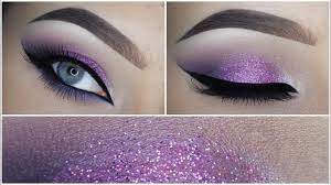 easy purple eyeshadow makeup tutorial