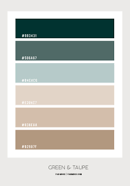 green and taupe colour scheme colors