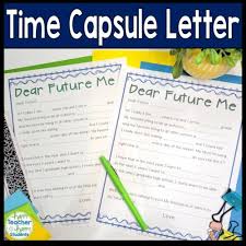 time capsule letter letter to future