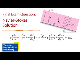Navier Stokes Final Exam Question