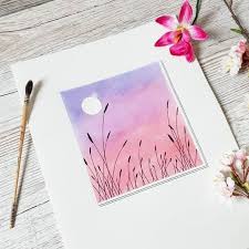 Easy Watercolor Art Ideas For Beginners