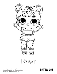 Printable lol doll surprise sugar pup coloring page. Dawn Coloring Page Lotta Lol Hello Kitty Colouring Pages Hello Kitty Coloring Kitty Coloring