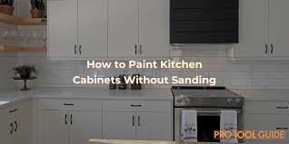 Apply it, wait 15 miutes, and start painting. How To Paint Kitchen Cabinets Without Sanding