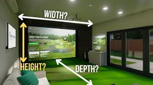 what size should a golf simulator room