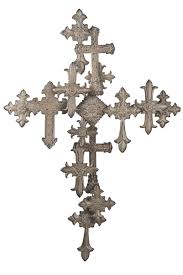 Whole Antique Ivory Multi Cross