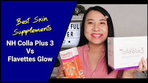 Nh colla plus 3 collagen drink anti aging anti. Best Skin Supplements Flavettes Glow Vs Nh Colla Plus 3 Youtube