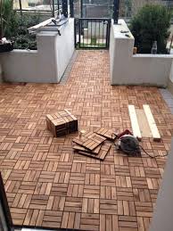 Ipe Wood Deck Tiles Install